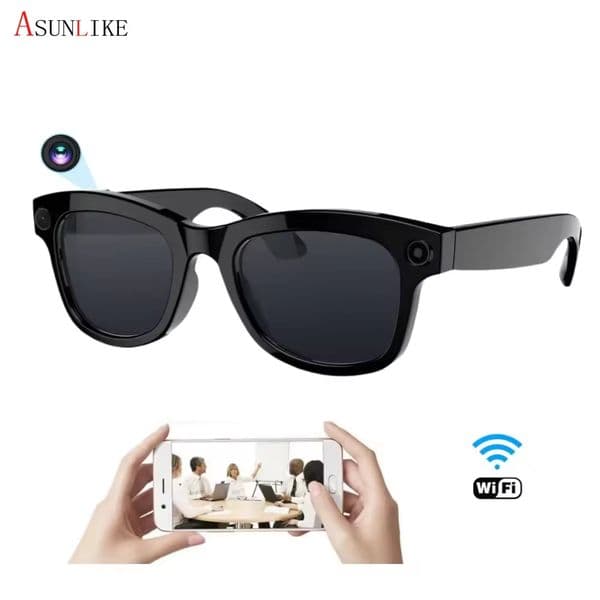 2025 Fashion Smart Sunglasses with 4K Camera Take Pictures Video 230mah ChatGPT Bluetooth Phone Calls Music Smart AI Glasses