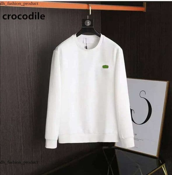 Designer Crocodile Embroidered Men's and Women's T-shirts and Hoodies Printed Fashion Men's T-shirts Short Sleeves Luxury Hip Hop Street Clothing 6db