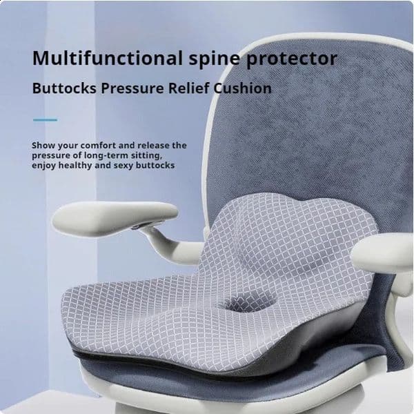 Update Coccyx Memory Foam Chair Orthopedic Office Pad Hemorrhoid Treat Car Seat Big Cushion Relief Pain Tailbone Pillow 250811