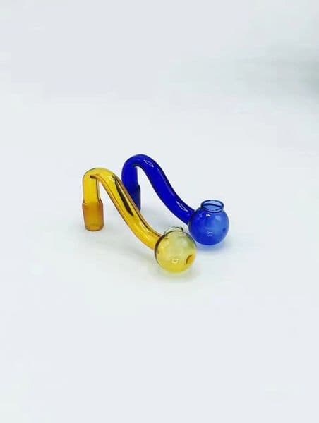 Smoking pipes Ball Glass Oil Burner Pipe Smoking Bowl Classic bongs S pot color