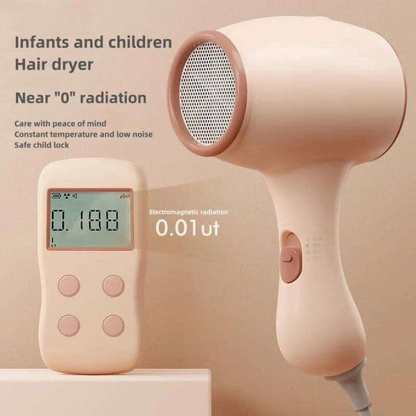 Mini Low Noise Constant Temperature 0 Radiation Fart Blowing Safety Children's Lock Portable Hair Dryer