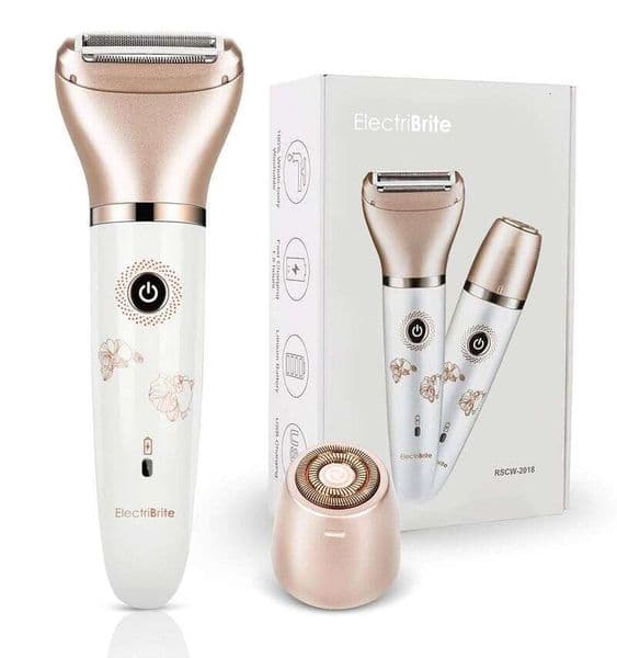 2-In-1 Waterproof Electric Shaver - Painless Face & Body Hair Remover