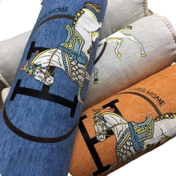 Candy Chenille Horse Sleeping Living room Throw Lumbar Cushions home bedroom bedside Office nap 0 S250818