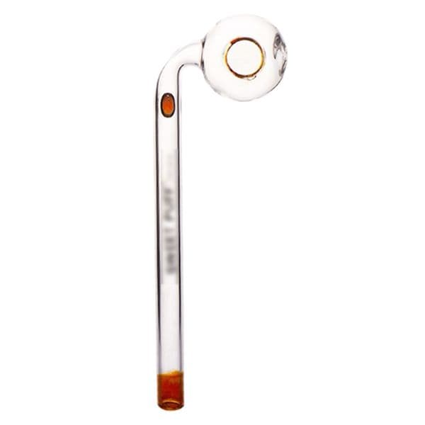 50Pcs SP Curved Glass Pipes Original Oil Burner Pipe 14cm 16cm glass Clear Quality Tube Handmade for Wax Concentrate Color