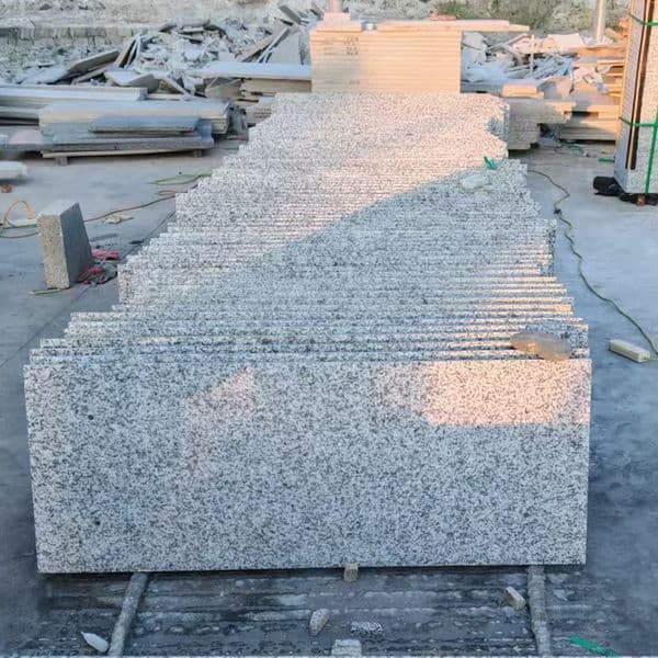 Ground paved stone, pedestrian walkway, floor tiles, villa courtyard, white hemp, sesame, white granite, stone, roadside stones