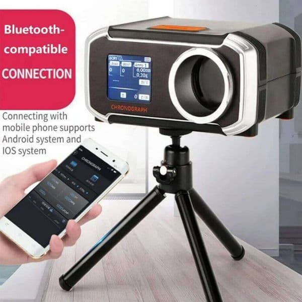 Bluetooth-Compatible Chronograph Velocity LCD Screen Display Measuring Instruments Slingshot Bow Speed Meter