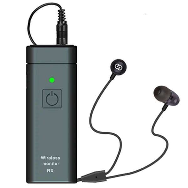 Xsxs-Wireless Earphone Monitoring System Kit IEM Stereo Transmitter Receiver Real-Time Ear Return For Singer Band Stage