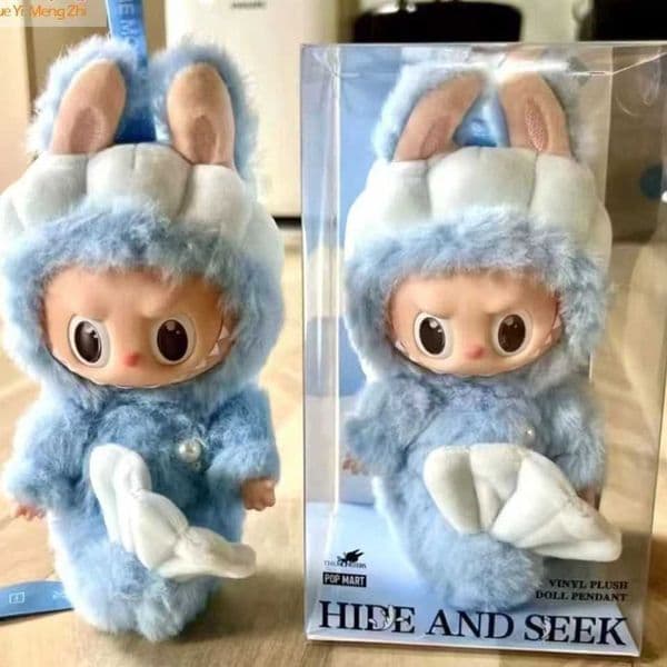 Bubble Labubu Modified Baby Cream Peach Merlion Vinyl Toy Labubu Plush L250821