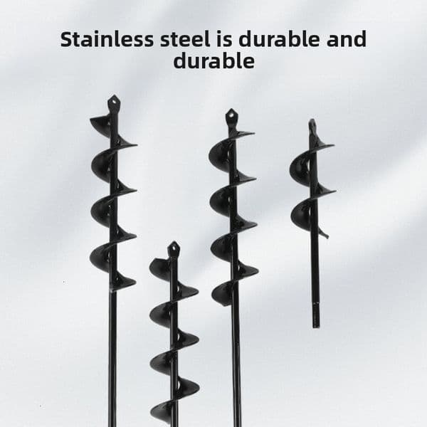 Soil Bit Garden Vegetable Patch Digging Tool Ground Auger hine Spiral Rod Twist Drill Straight wholesale