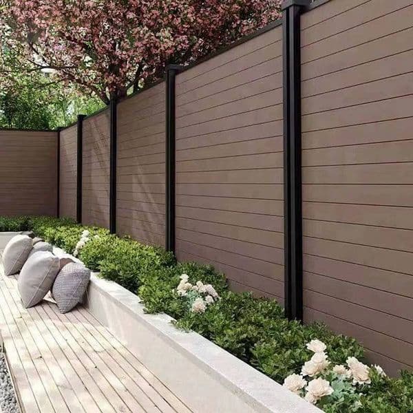 Hot Sale Professional Low Price Light Curry Anti-Fading Outdoor Garden Fence Board