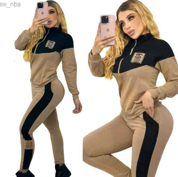 Women Tracksuit Luxury Letter Brand Designer Long Sleeve clothes Zipper Jackets Trousers Sportsuits Jogging Suits