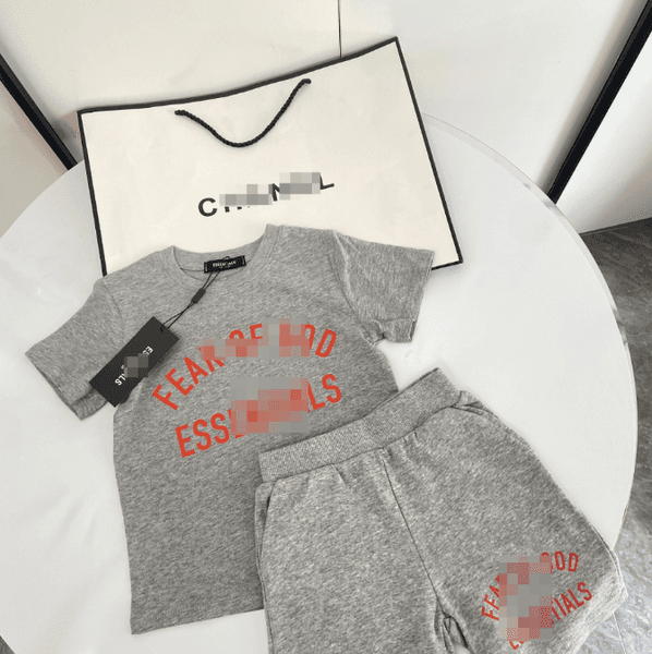 Fashion New Summer Sets Designer Brand Cotton Short Sleeves Clothes Suits Tops Pants Baby Boy Clothing Kids Children Girl Outfits
