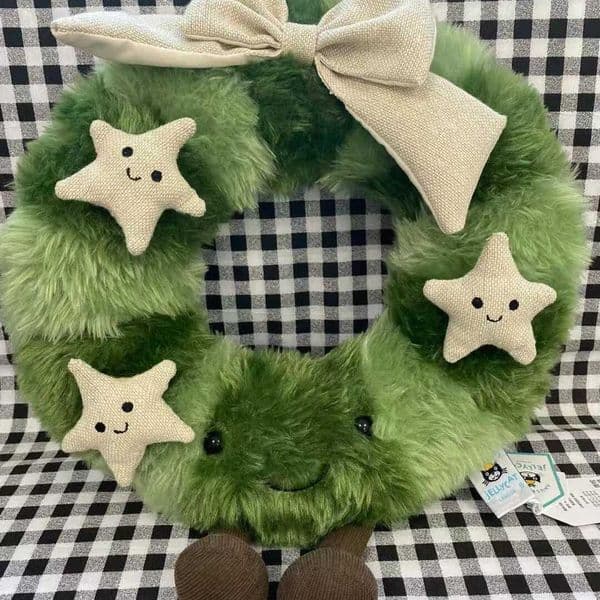 Dolls Christmas Tree Wreath Pendant Cute Nordic Spruce Plush Doll Decoration - Holiday Gift