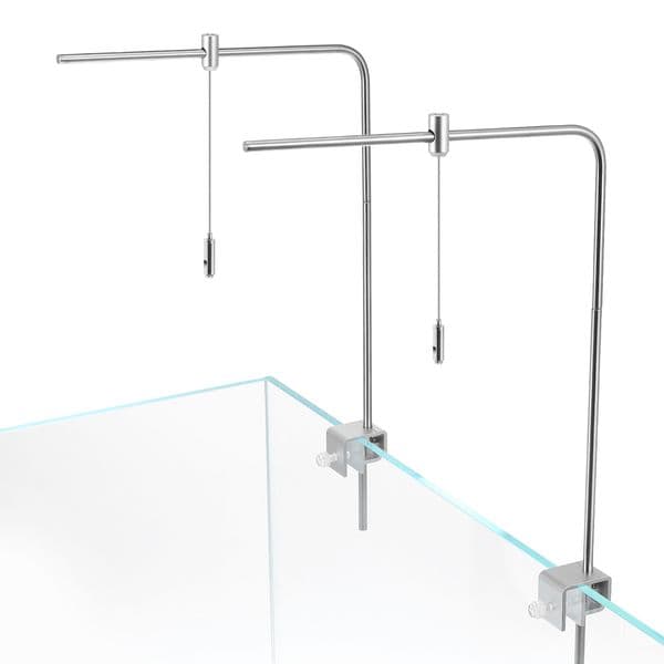 Gooseneck Fish Tank Light Stand Heat Lamps LED Aluminum Alloy Riser Durable Rack