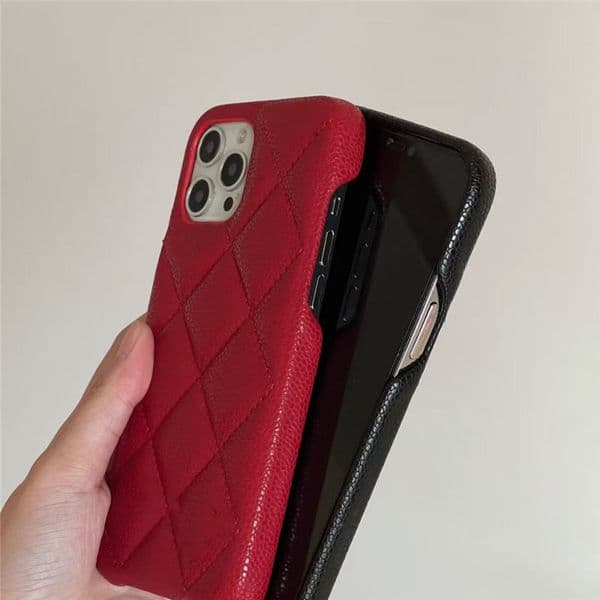 Designer Phone Case for iPhone 16Pro Max Cases Card Holders Apple iPhone 16 pro max 16 13promax 14pro 14 15 15promax 13 Case Brand Leather Caviar Quilted Mobile Cover