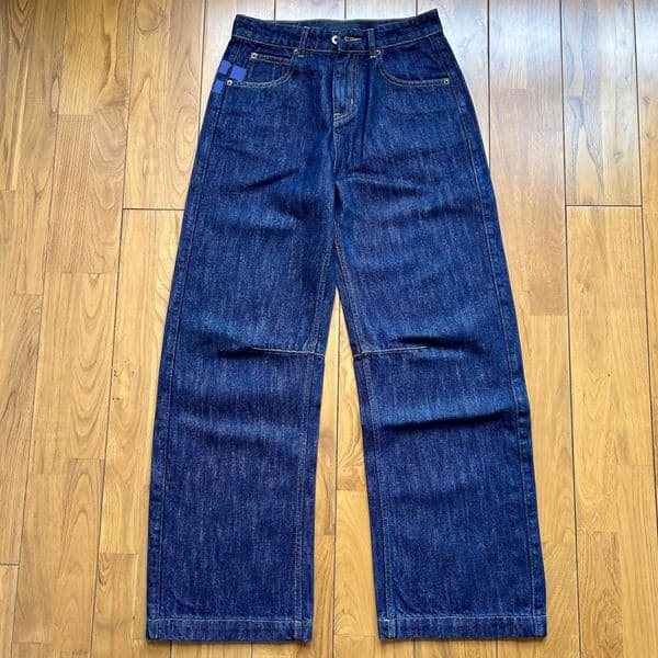 Jeans Womens Designer Trouser Legs Open Fork Tight Capris Denim Trousers Add Fleece Thicken Warm Slimming Jean Pants Straight Women Clothing Printing 99