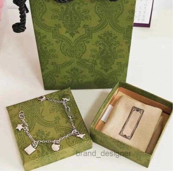 Designer Charm Bracelet Chain Silver Plated Star Gift Butterfly Bracelets Top Chains Fashion Jewelry Supply