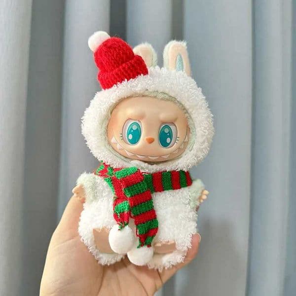 Labubu Clothes Designer Idol Dolls 17cm Cute Mini Plush DollS Clothes Korea Idol Dolls DIY Accessories Skirt Gifts New Style X250311