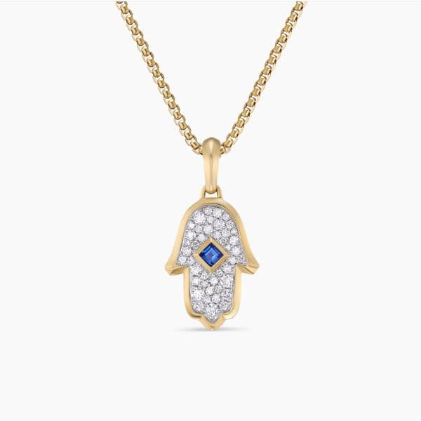 Designer 925 silver necklace David jewelry pendant chain 2MM length 50CM mans for women details are consistent counter top quality X012