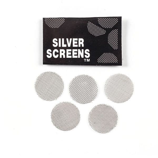 100packs 16mm Stainless Steel Metal Pipe Screen Filters 20mm Bowl Screens Gauzes Pipe Filters Mesh Guazes Fittings For smoking pipes
