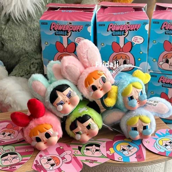 Blind Box Series Crybaby Facial Toy Decoration Mystery Box Action Character Doll Trend Desktop Decoration Toy Christmas Gift X250318
