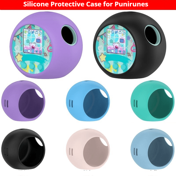 Soft Silicone Case for Punirunes Interactive Digital Toy Protective Cover Shockproof Protective Skin Sleeve with Lanyard For Kids