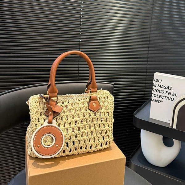 Beach Bag Summer Straw Tote Woven Designer Women Pillow Shoulder Bags Handbags Classic Simple Travel Shopping Totes 250327