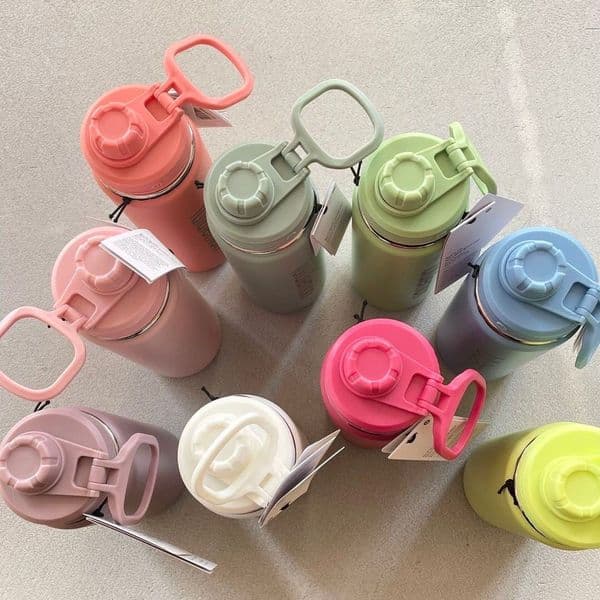 710ml L u Insulated Water Cup Sports Bottle Water Bottles Stainless Steel Pure Titanium Vacuum Portable Leakproof Outdoor Cup