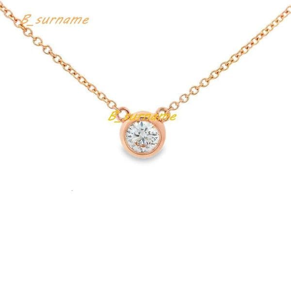 Qinglong Lab Created IGI Certified 2CT 3CT 4CT 5CT 6CT Round Oval CVD HPHT Loose Synthetic Lab Grown Diamond Necklace for Woman