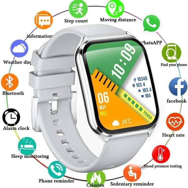 MT61 Smart Men Blood Pressure Waterproof Smartwatch Women Heart Rate Monitor Fiess Tracker Watch Sport For Android IOS