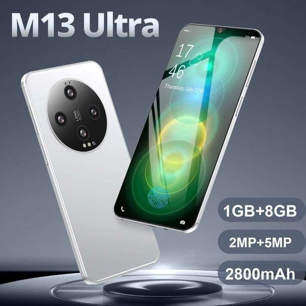 New M13 Ultra large screen 6.8-inch memory 1+8 one hot-selling smartphone Android Smartphone Camera Telephone HD Display Face Recognition