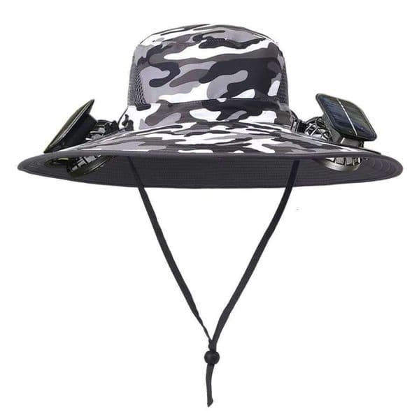 Ball Caps Wide Brim Hats Bucket Hats Detachable Solar Charging Fan Built in Wide Brimmed Summer Outdoor Sun Men Mountaineering Fishing Visor Hat