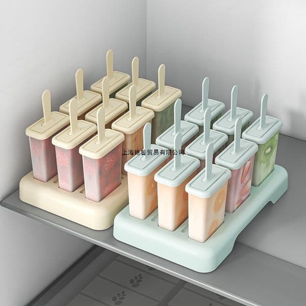 Ice molds for household use, multi pack sticks, ice cream boxes, food grade silicone anti sticking demolding tools