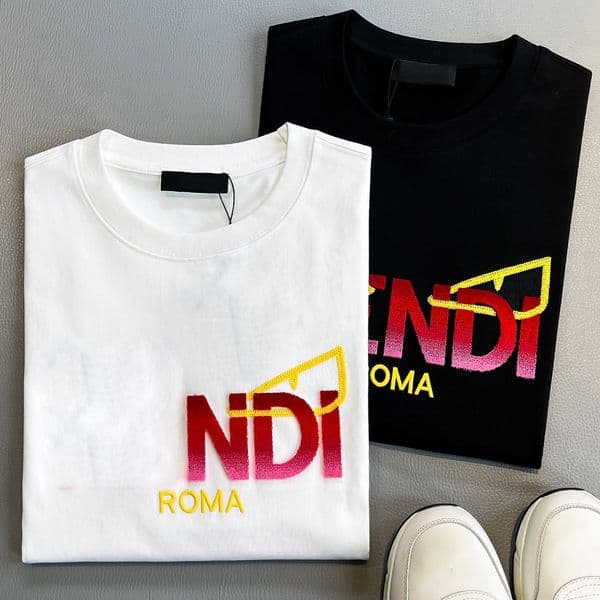 Designer Brand Luxury Mens T Shirts Soft Cotton Short Sleeves T-shirts Summer Casual Comfort Men's Clothing Apparel Tees Tshirts Black White Universal size S-2XL