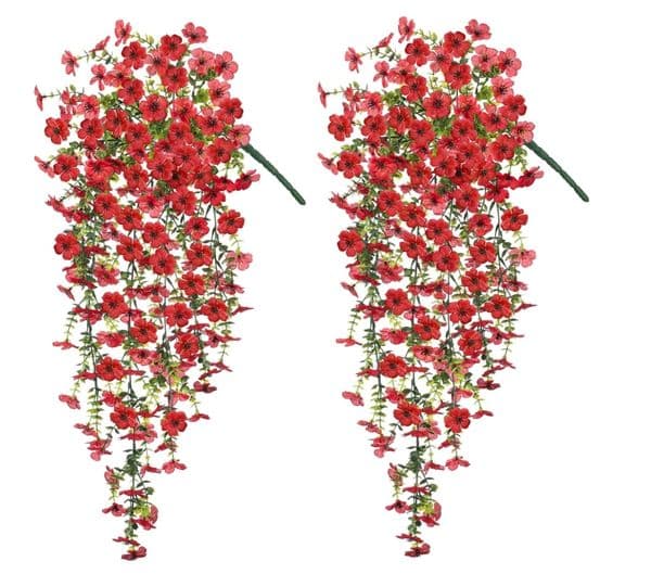 Morning Glory Long Vines Artificial Plants Decorative Artificial Flower Plants for Garden Balcony Decor Wedding Garden Decor