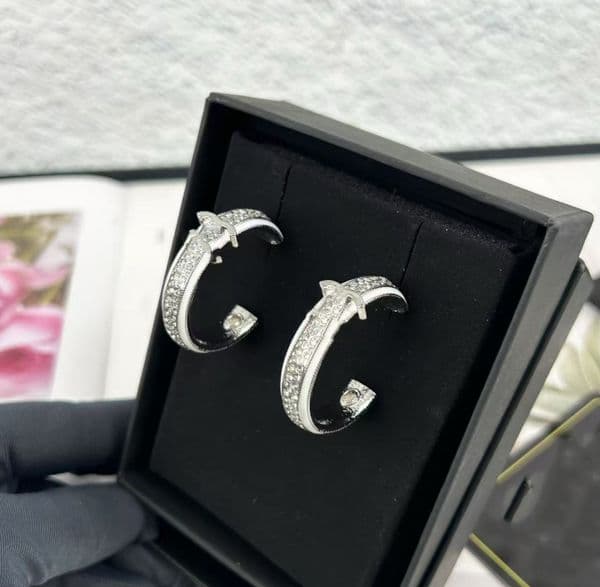 Various new styles gold Stud Earring Letter C Woman Earing Designer Luxury ccity Jewelry crystal pearl Hoop Earrings 4544