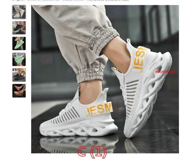 USESam New Fashion Shoes Running Shoes Low Athletic Men Women Trainers Outdoor Sneakers 36-45