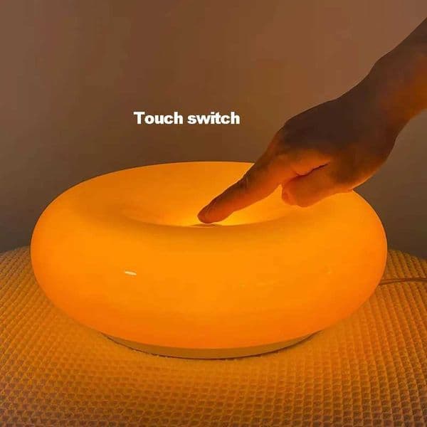 Bauhaus Donut Table Lamp USB Plug Bedroom Bedside Decorative Light Living Room Dining Room Ambient Light W250528