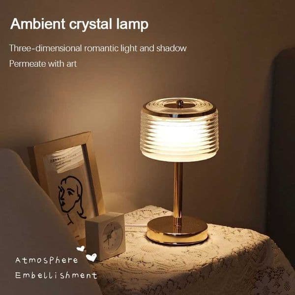 Modern Nordic LED Desk Lamp Luxury Bedroom Decoration Night Lamp Minimalist Sleeping Atmosphere Living Room Bedside Table Lamps W250528
