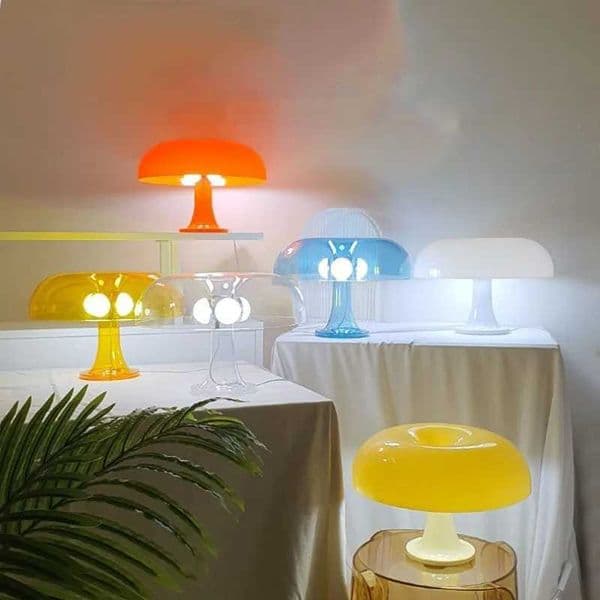 Danish Design Mushroom LED Table Lamp Simple Decoration Night Light USB Plug Creative Bedroom Living Room E14 Desktop Fixture W250528