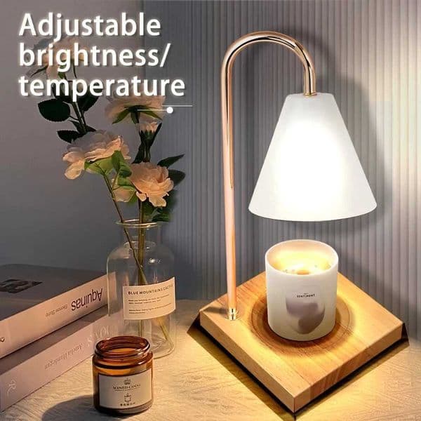 Candle Warmer Lamp with Timer Dimming Melting Wax Table Lamp Home Bedroom Decor Nightlight Creative Aromatherapy Desk Light Gift W250528