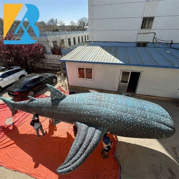 Free Shipping Huge Custom Inflatable Whale Oceanarium Decoration for Events & Parties