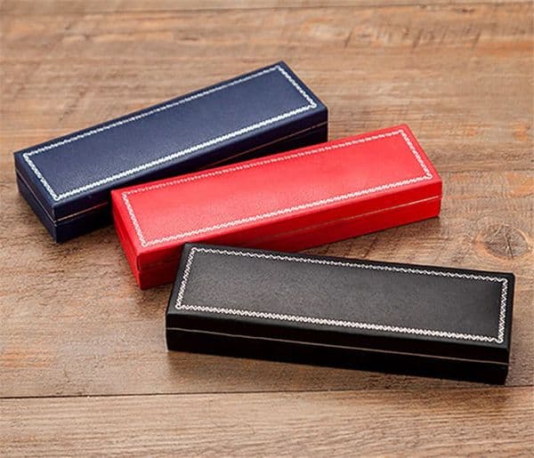 2025 Advertising Gifts Pencil Case Wholesale Business Pen gift Box PU leather flip paper Pen Boxes Customized packaging cases