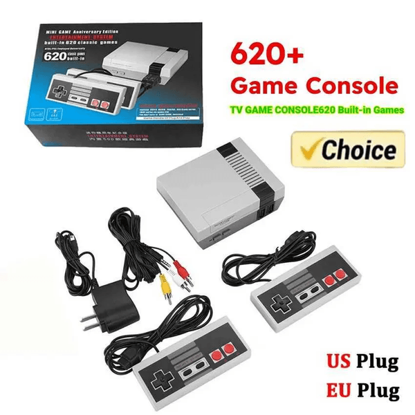 2025 NEW Hot Sale Miniature Portable Handheld Television with Retromode - Featuring Inbuilt 620 Arcade Classics & Dual Control Pads for Ultimate Entertainment