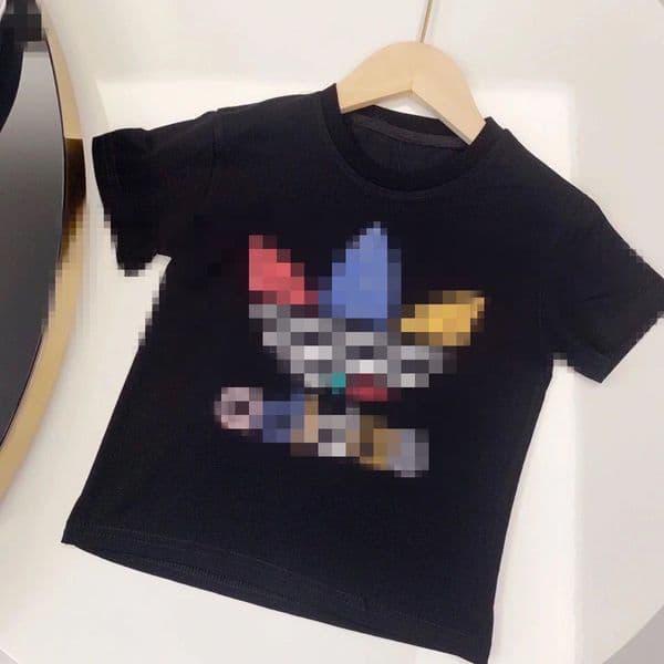 18 Colors Designer Kids Clothes Toddler Short Sleeve T-shirts Luxury Girls Boys Designers Tops Summer Letter Print Tee Tshirts -8 Pure Cotton Children T-shirt