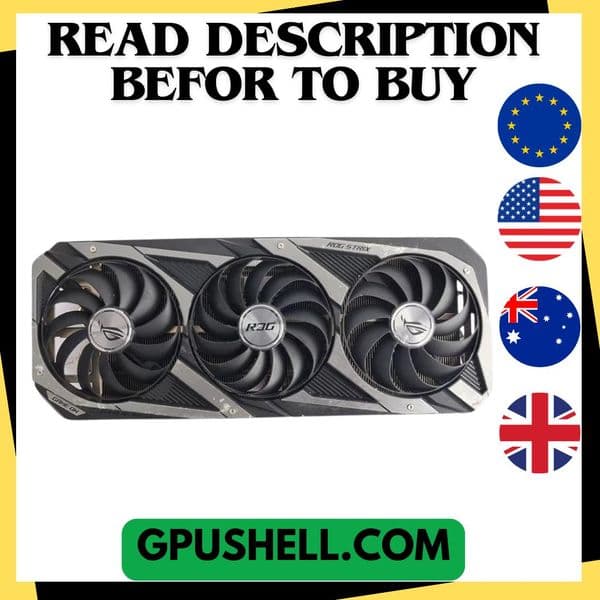 USED Graphics ASUS ROG STRIX RTX 3060Ti 3070 3070Ti 3080 3080Ti 3090 95MM Original Heat Sink