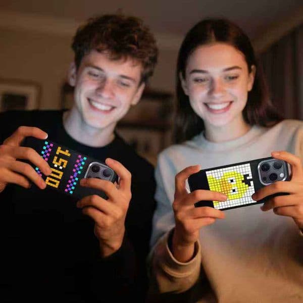 DIY Cell Phone case With Lights up Animation/pattern Change at Will Dazzle the Whole Field at Night for Iphone 15 14 16 17