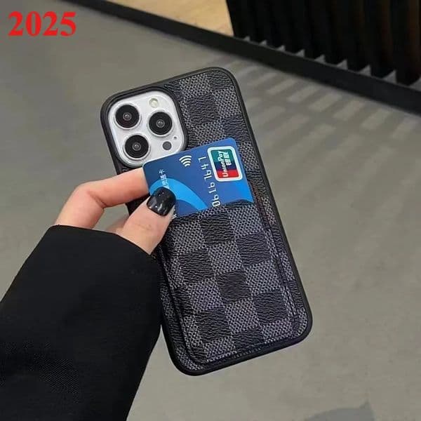 2025 Designer phone Cases for iPhone 17 17AIR 16 pro max case 15 14 Pro 16Pro Plus 13 12 Luxury Pattern Leather wallet case card cover phone case Designer Scratch proofS