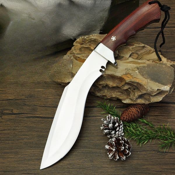 WPKOPYA(U.S.A) M390 All-Tang Hunting Knife, Jungle Survival Knife, EDC Outdoor Camping Knife, Outdoor Knife