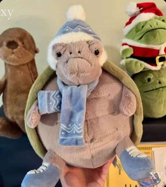 Timmy Turtle Backpack Plush Toy Latest Cartoon Anime Cute Pillow Fun Stuffed Animal for Friends Kawaii Doll Birthday Gift 625